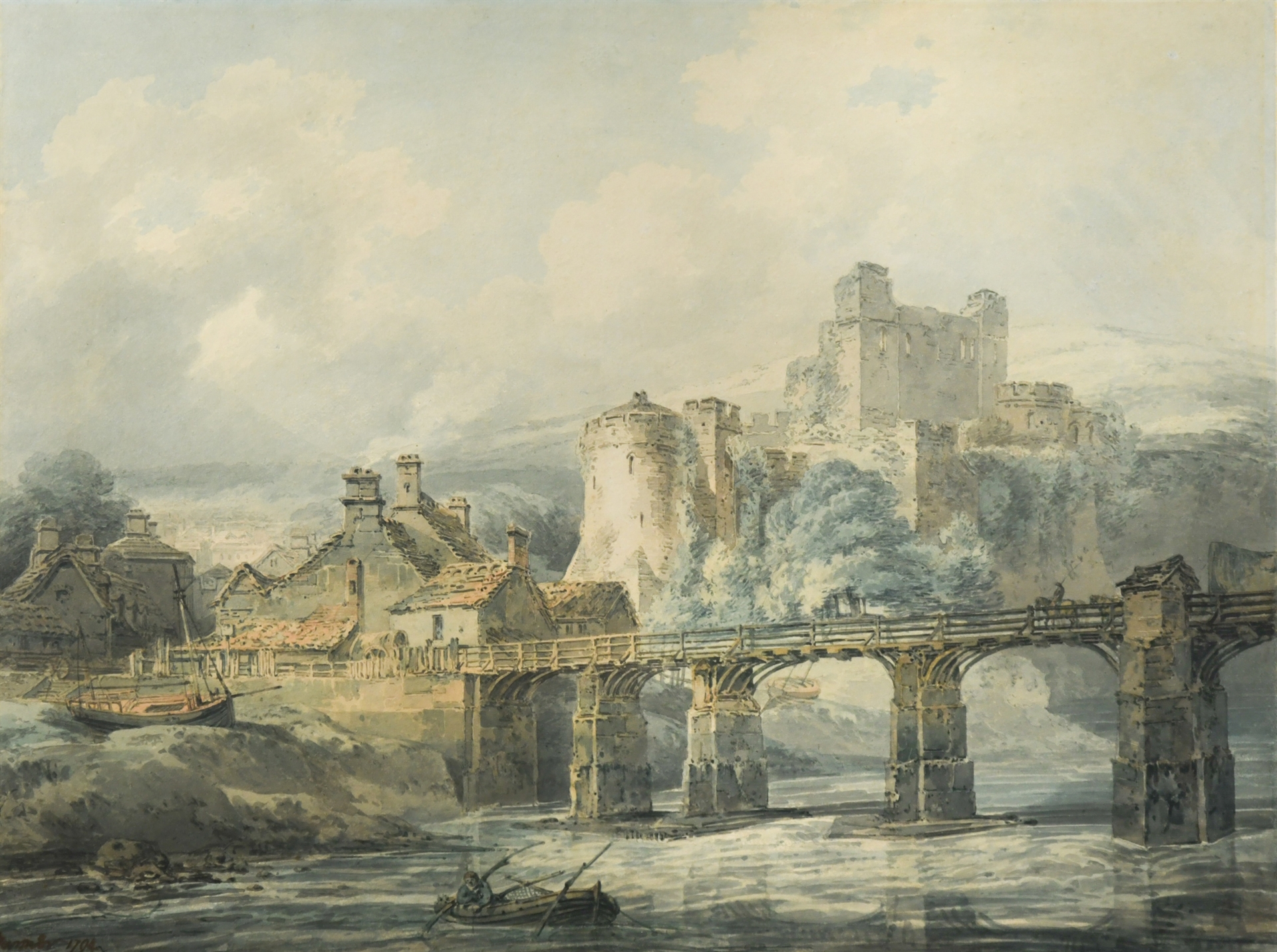 A recently rediscovered watercolour by JMW Turner to go to auction at ...