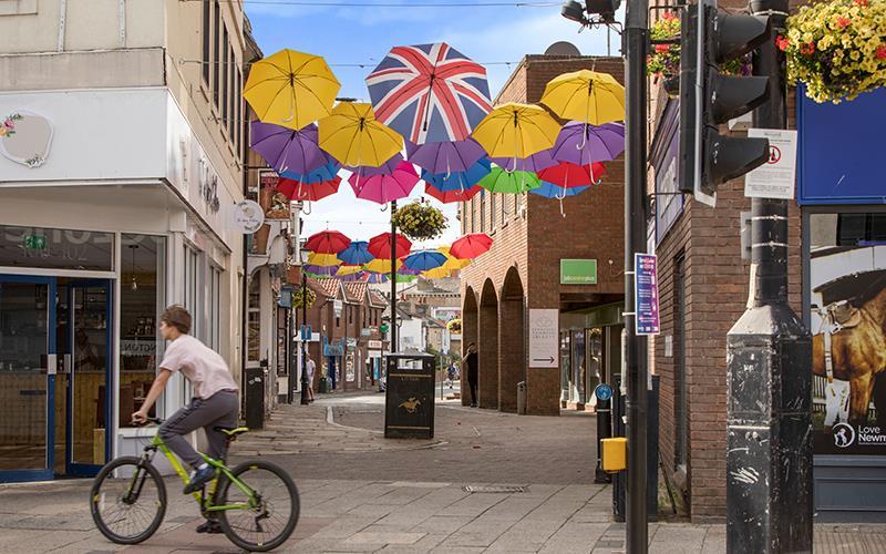 Newmarket umbrellas