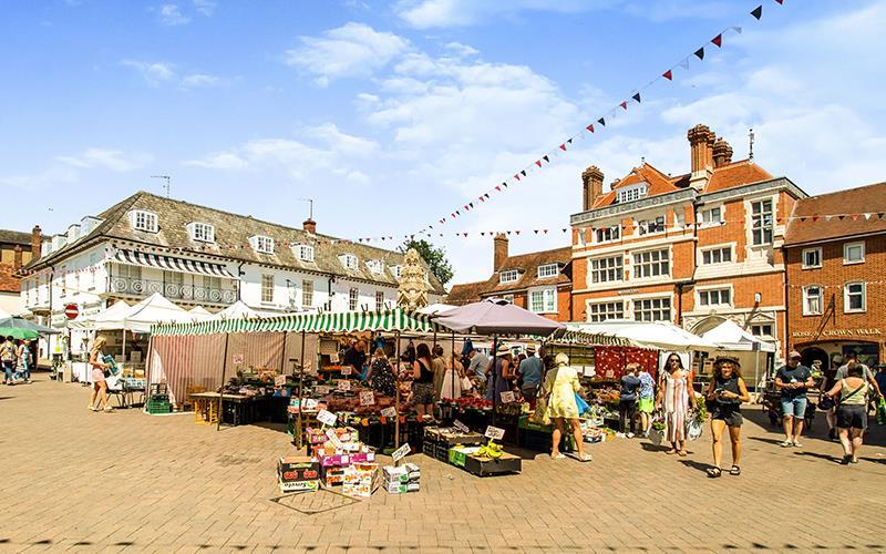 Saffron walden market