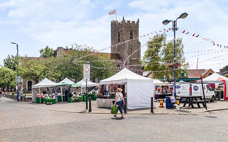 Haverhill market scene