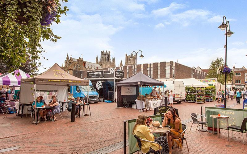 Ely market scene