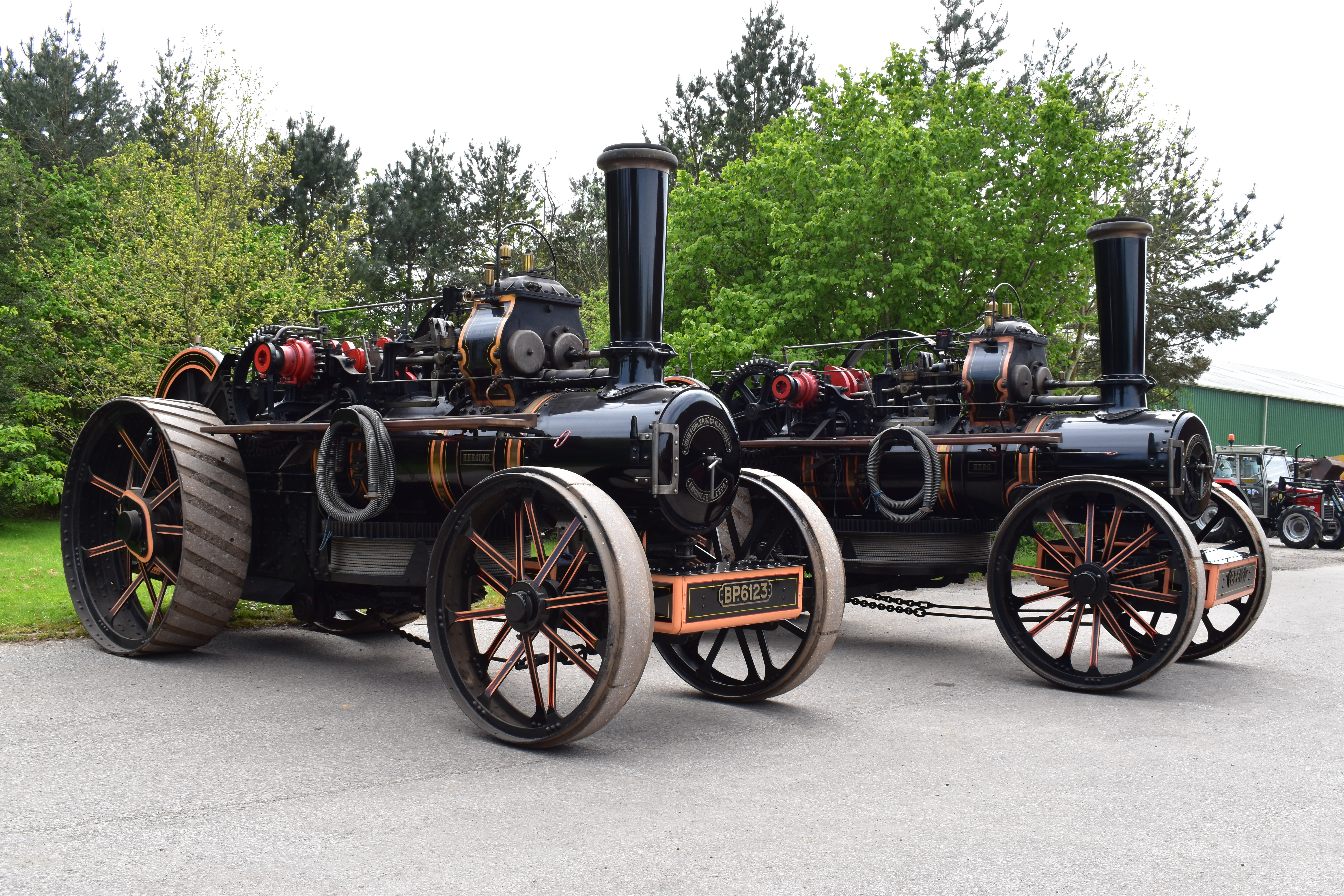 1913 Fowler Ploughing Engines Class BB Double crank compound, 'Heroine ...